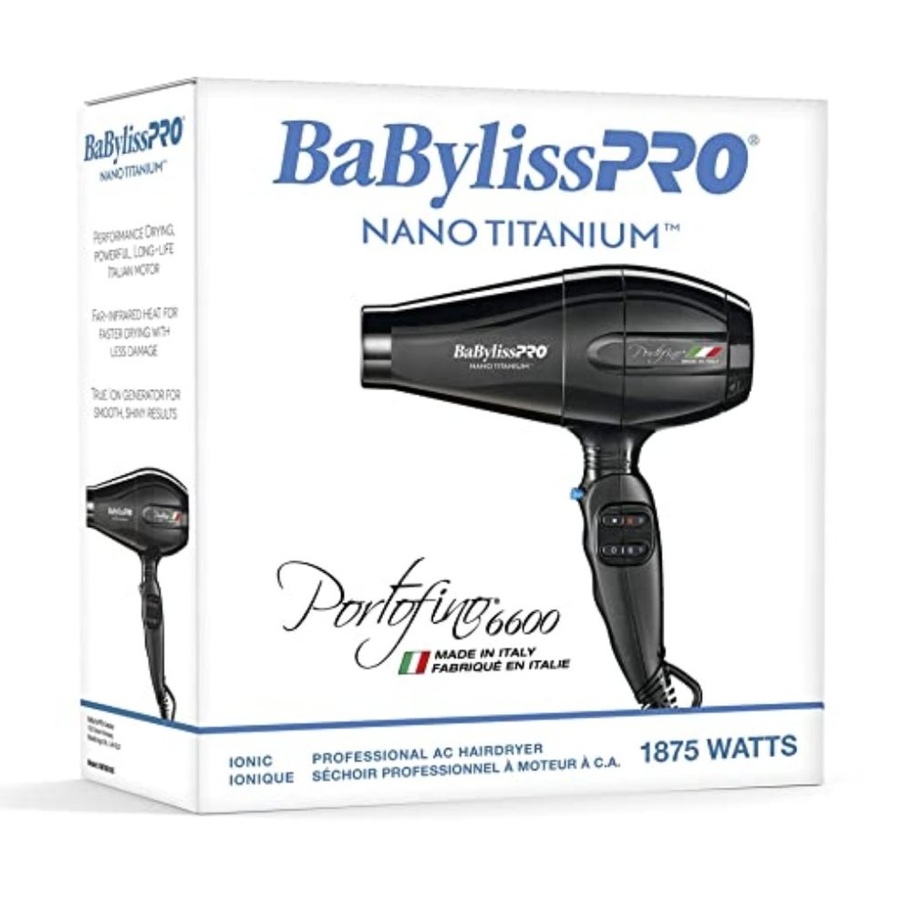BaBylissPRO Ionic & Nano-Titanium Portofino Hairdryer
